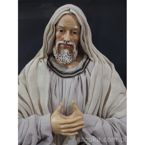 prorok Symeon - figura w ubraniu z materiału